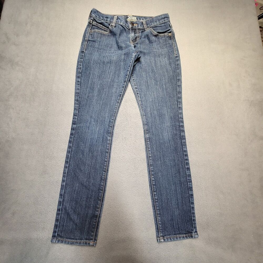 Old Navy Jeans Womens 2 Blue The Diva Skinny Leg‎ Distressed Denim Stretch